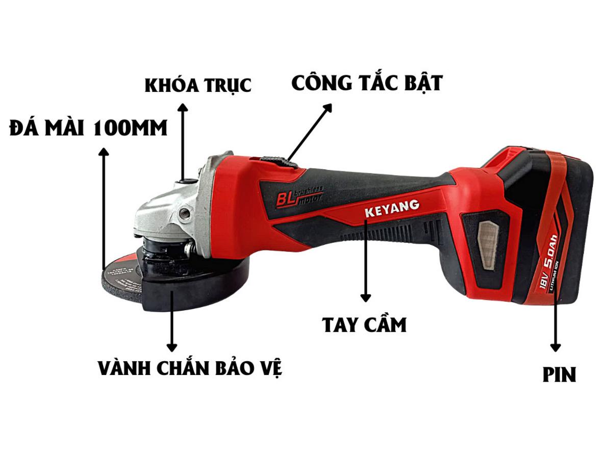Động cơ không chổi than giúp máy bền và ổn định hơn.