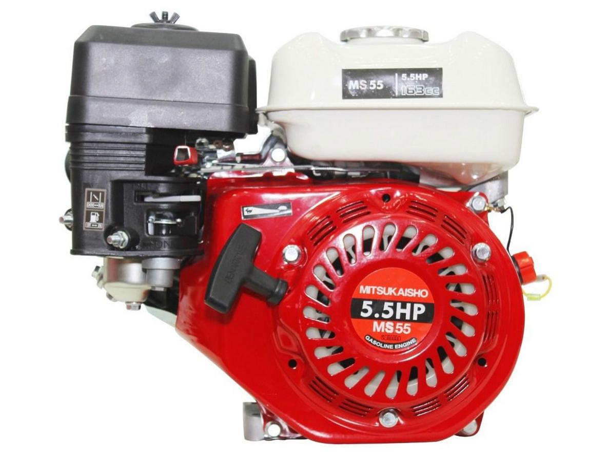Động cơ xăng 4 thì 5.5HP phù hợp nhiều nhu cầu sử dụng.