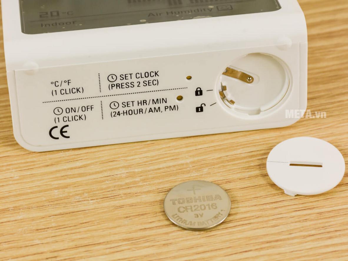 Tổng quan Đồng hồ cảm biến nhiệt Stadler Form Selina White