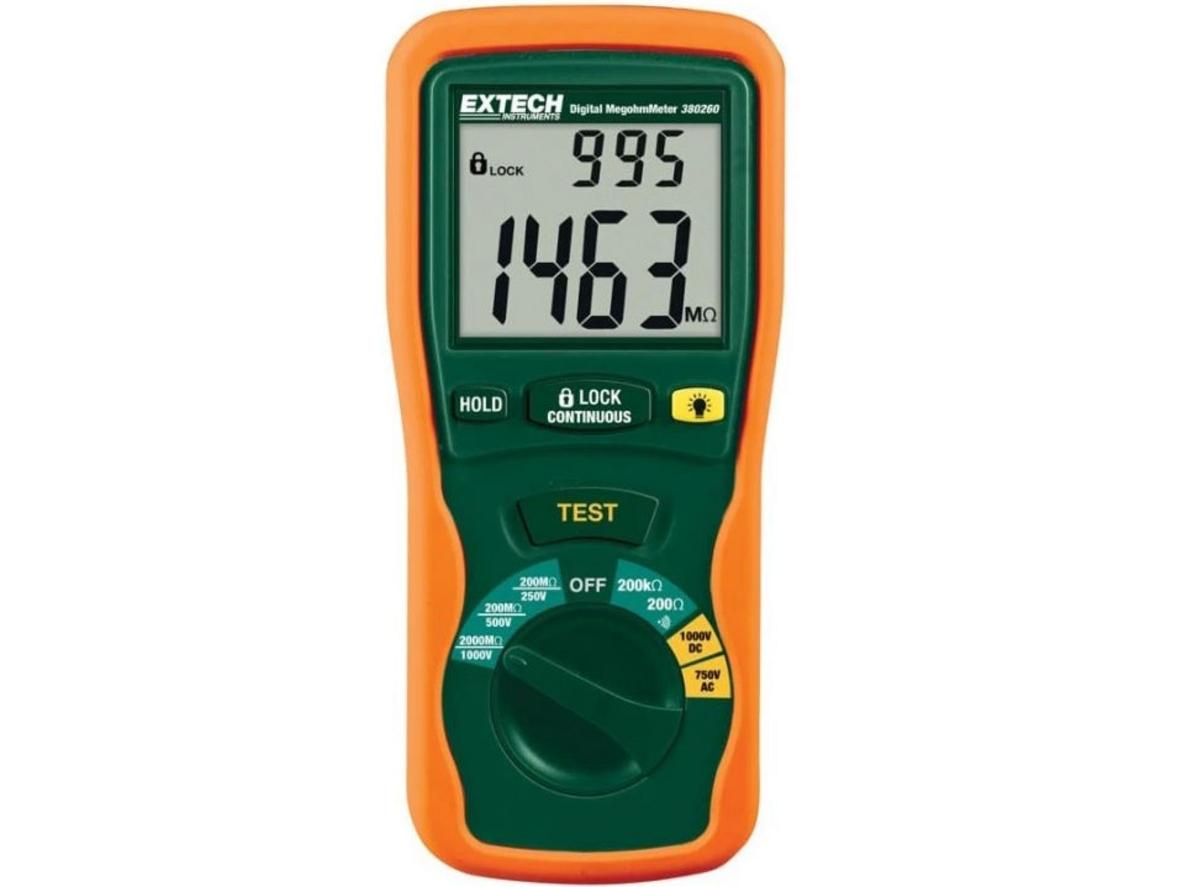 Tổng quan Đồng hồ đo điện trở cách điện Extech 380260