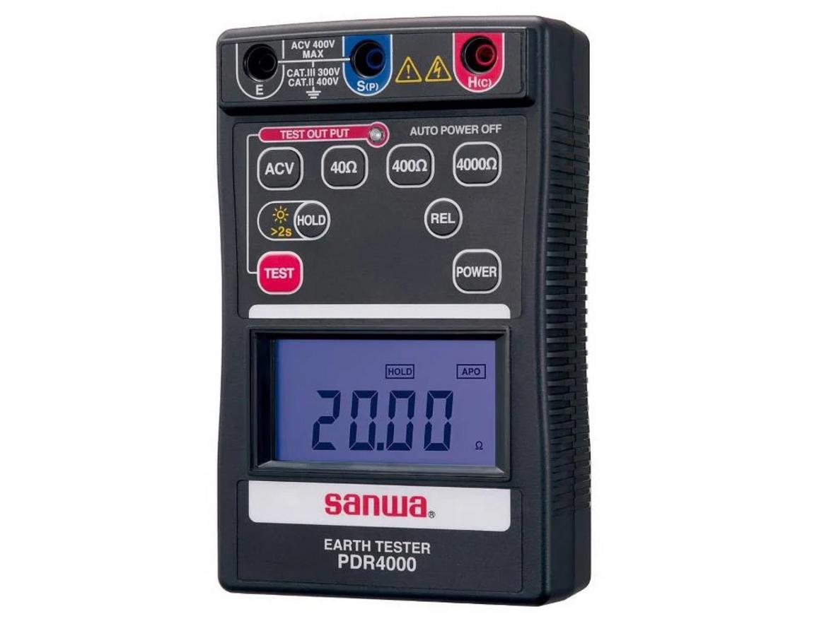 Tổng quan Đồng hồ đo điện trở đất Sanwa PDR4000 (400V - 4000Ω)
