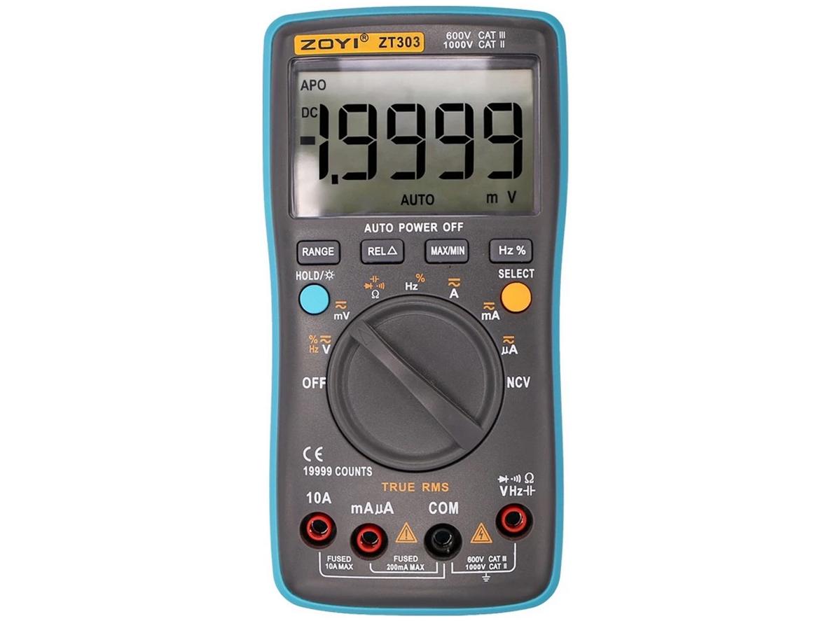 Tổng quan Đồng hồ đo điện vạn năng kỹ thuật số Zoyi ZT-303