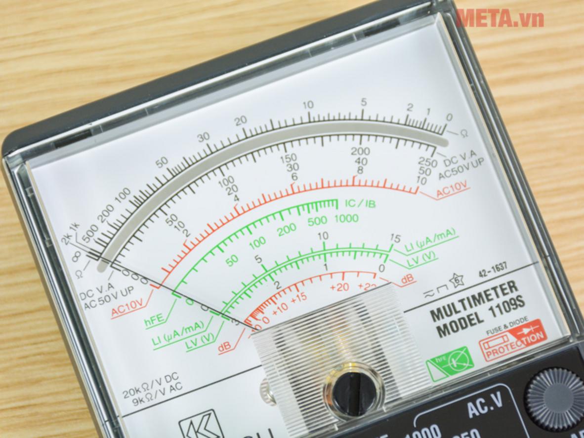 Kim analog giúp quan sát biến thiên tín hiệu nhanh và trực quan