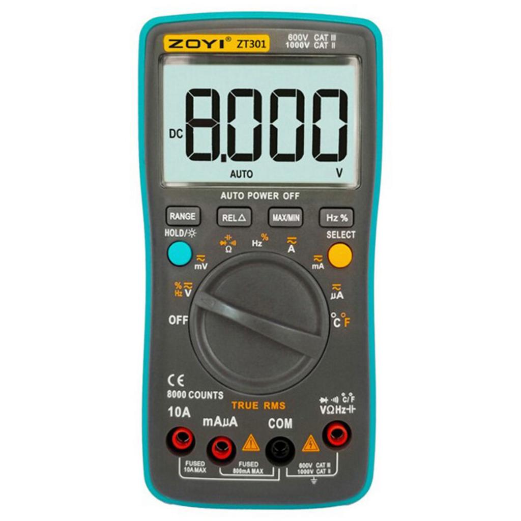 Tổng quan Đồng hồ vạn năng đo điện Zotek Zoyi ZT301