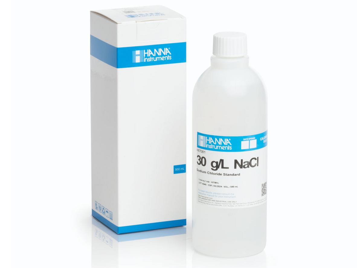 Dung dịch hiệu chuẩn Natri Clorua 30 g/L, 500 mL Hanna HI7081L
