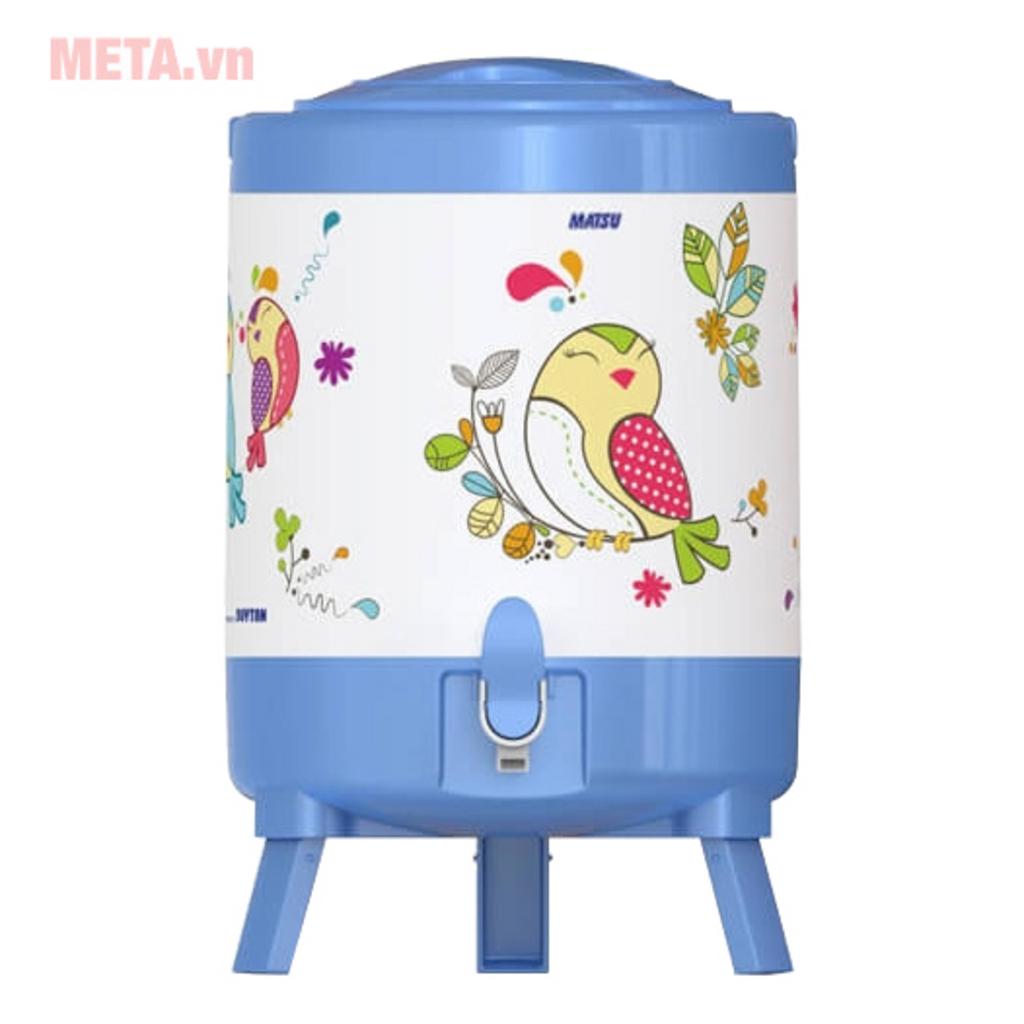 Dung tích thực khoảng 6.8 lít, phù hợp nhu cầu sử dụng hằng ngày.
