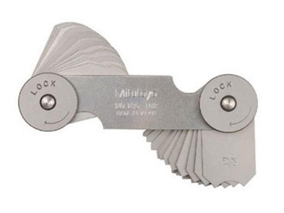 Tổng quan Dưỡng đo bán kính 26 lá Mitutoyo 186-902 (0.5mm - 15mm)