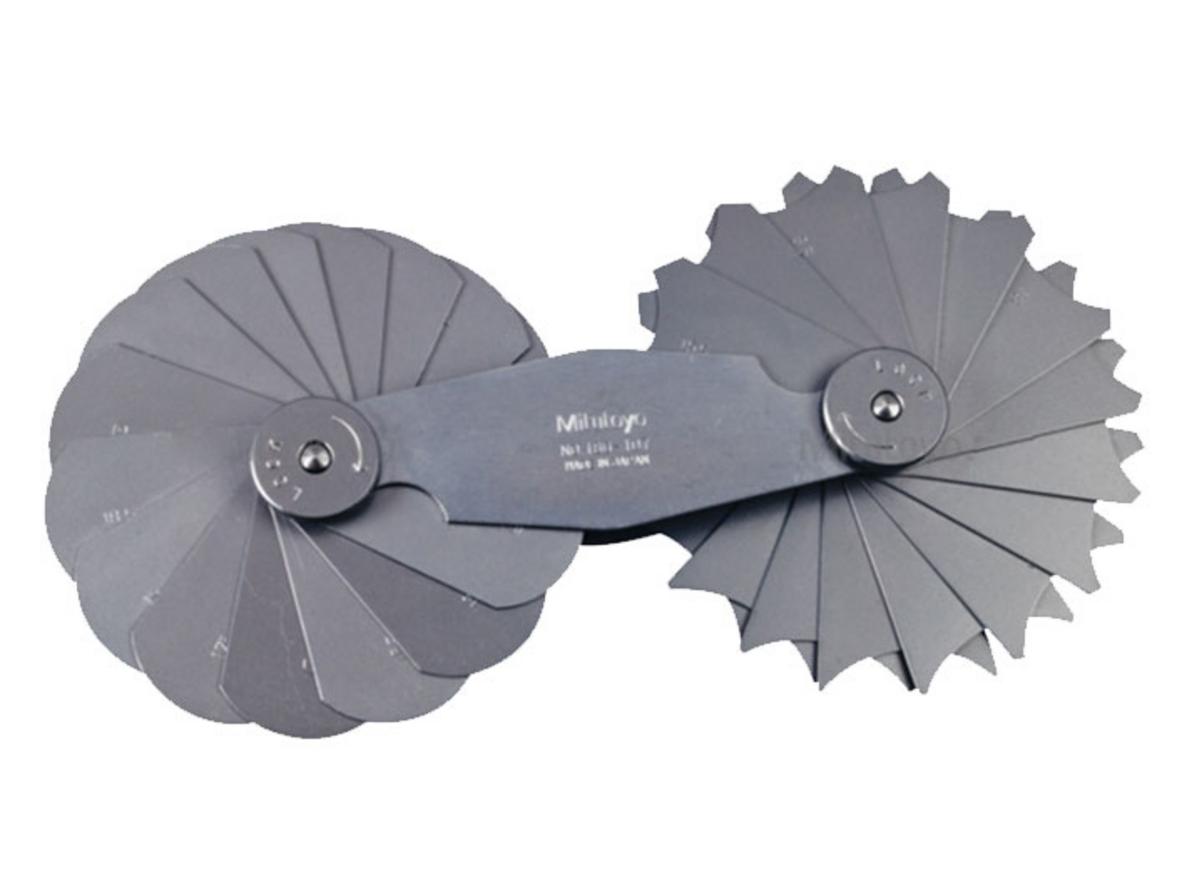 Tổng quan Dưỡng đo bán kính 30 lá Mitutoyo 186-107 (15.5mm - 25mm)