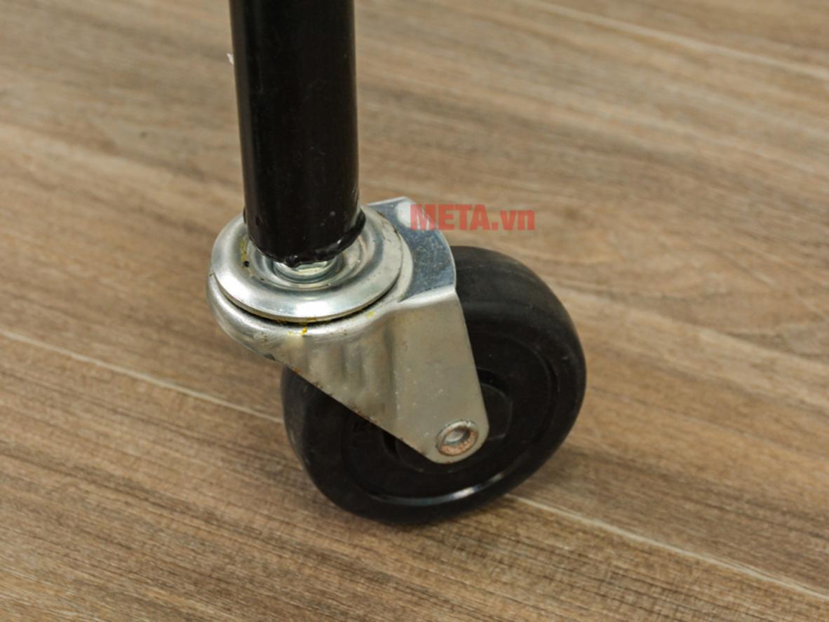 Tổng quan Ghế bô vệ sinh có bánh xe, có để chân