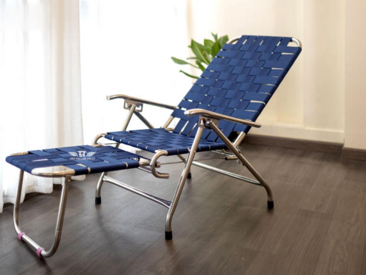 Tổng quan Ghế bố xếp inox Tín Thành Phát GB-01