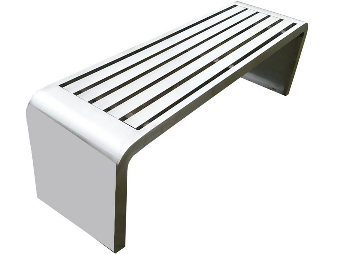Tổng quan Ghế công viên inox không tựa 150cm (PTFI-1.5)