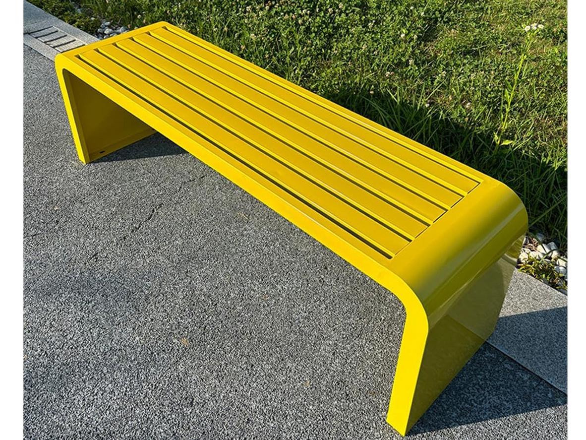 Tổng quan Ghế công viên không tựa 120cm (thép phun sơn)