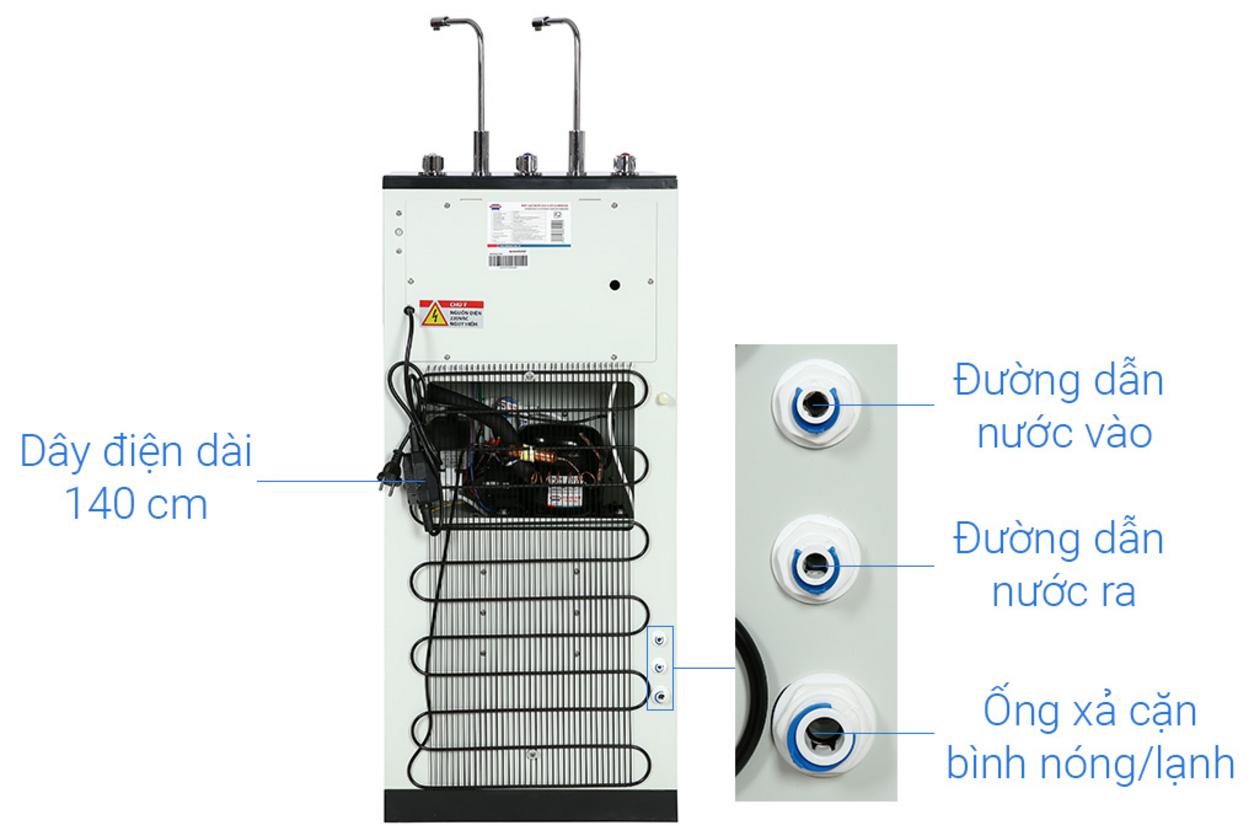 Hệ 9 lõi lọc RO và bình chứa 7 lít
