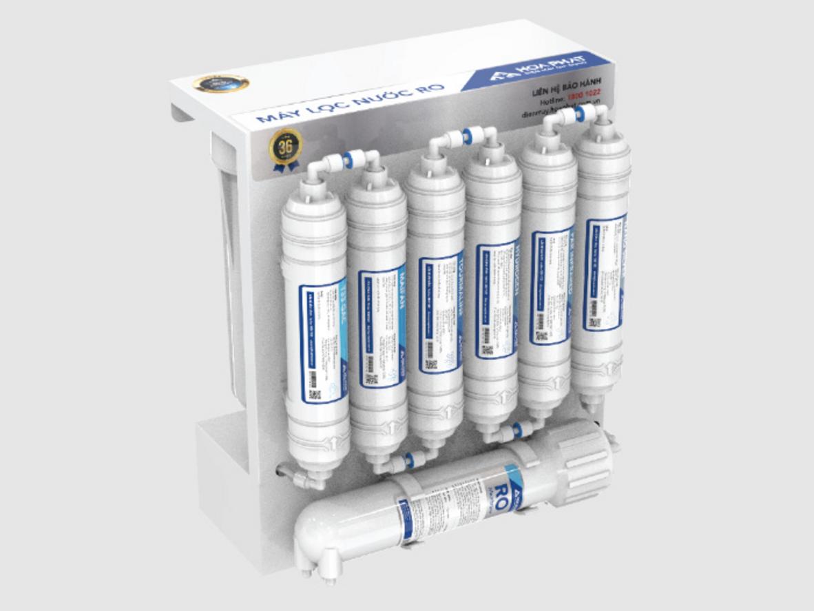 Hệ thống 10 lõi lọc cho nước uống trực tiếp an toàn.