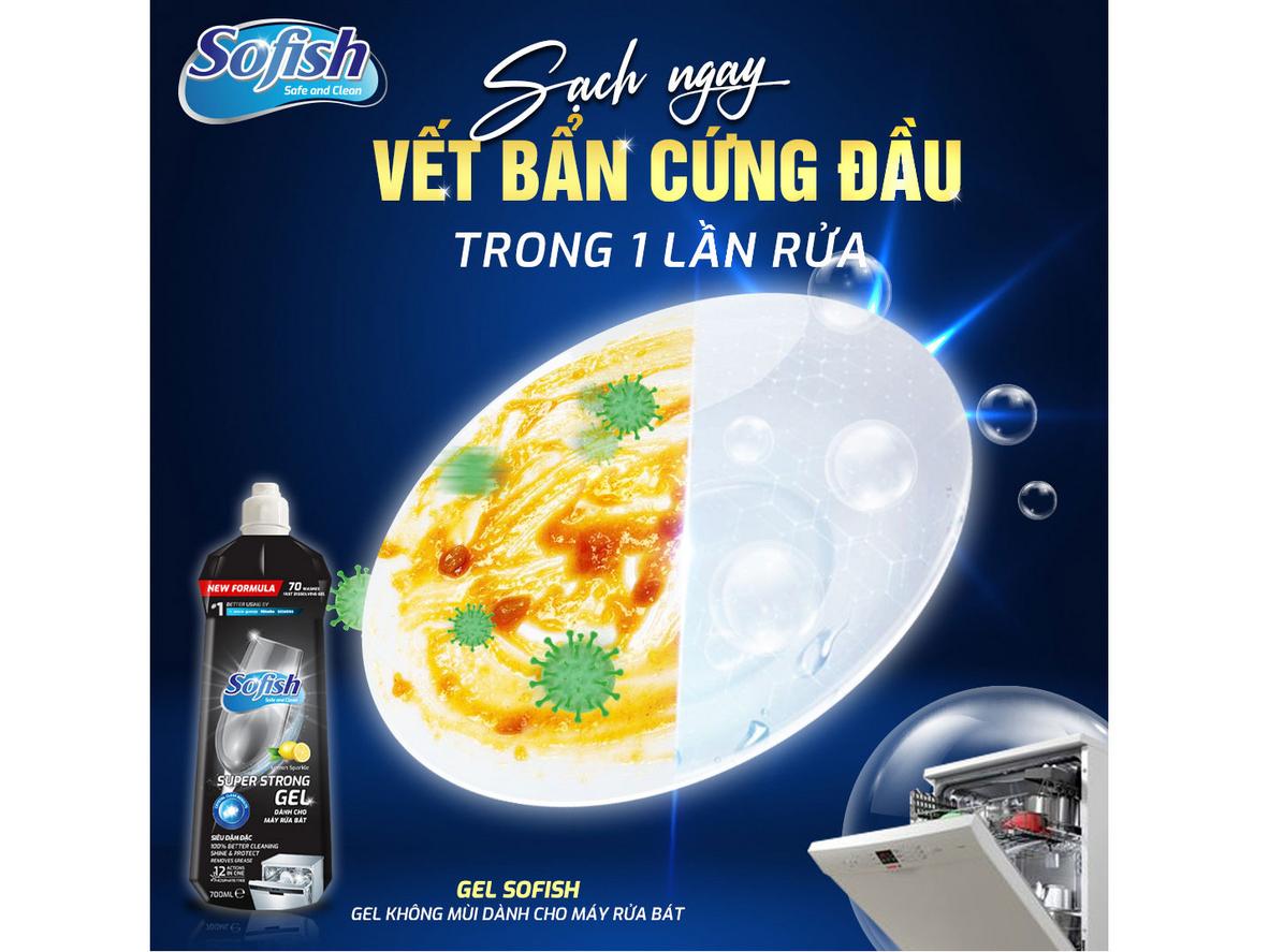 Hòa tan nhanh, sạch không để lại cặn