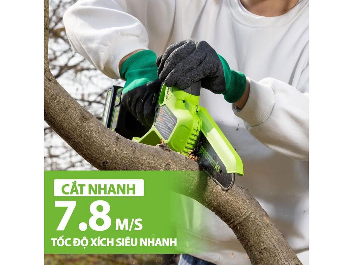 Tính năng an toàn hỗ trợ thao tác chắc tay và yên tâm hơn.