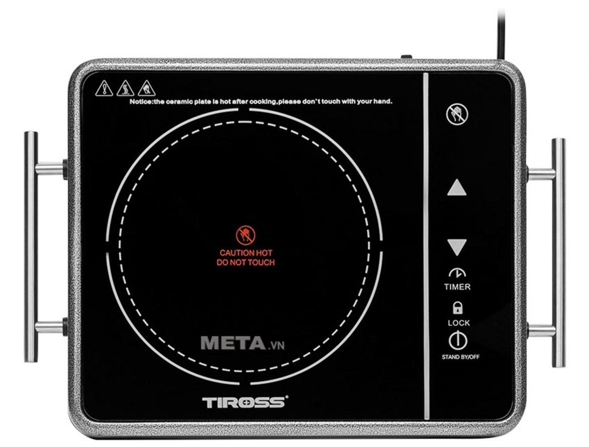 Tiross TS800 dùng được nhiều loại nồi chảo khác nhau.