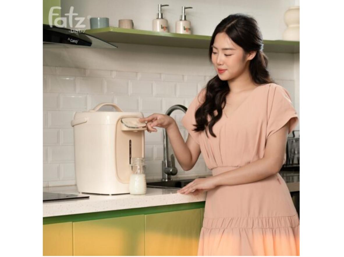 Khử clo 5 phút với khoang đun thép không gỉ.