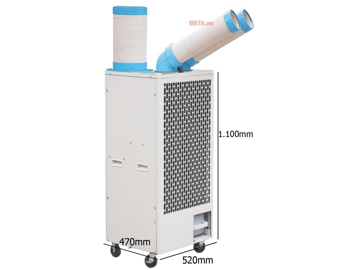 Làm mát điểm hiệu quả cho không gian công nghiệp