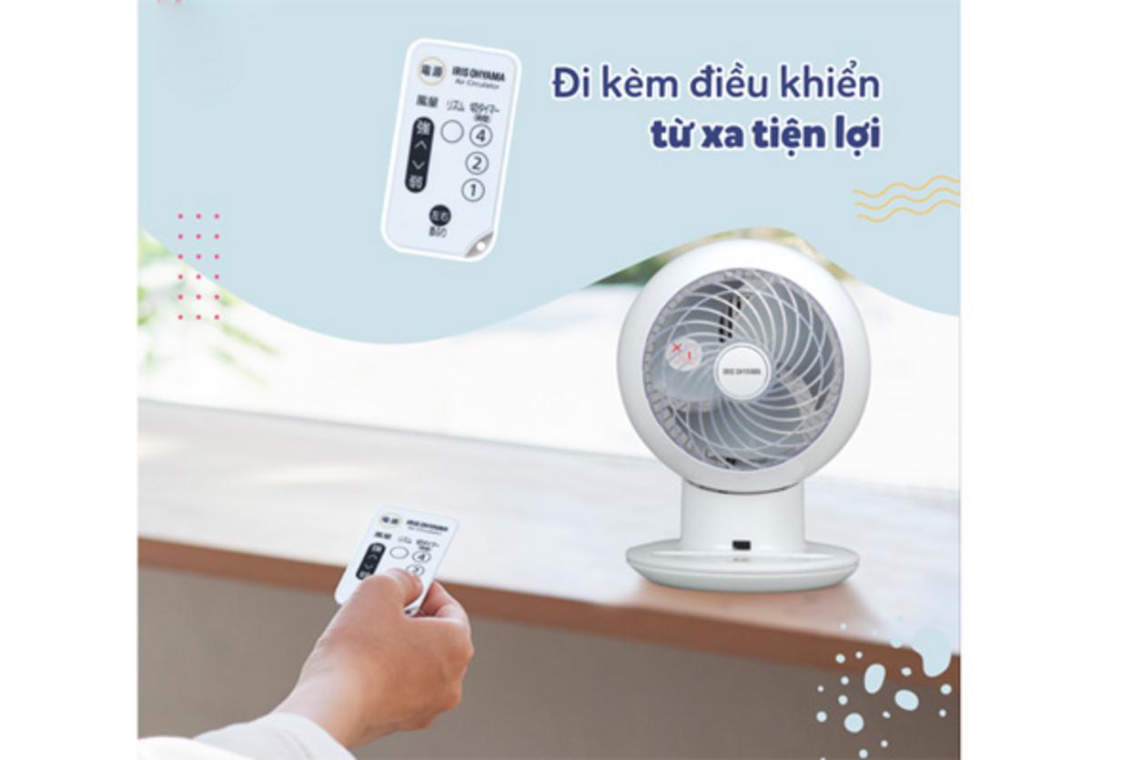 Luồng gió xoáy Vortex giúp không khí lưu thông đều hơn.