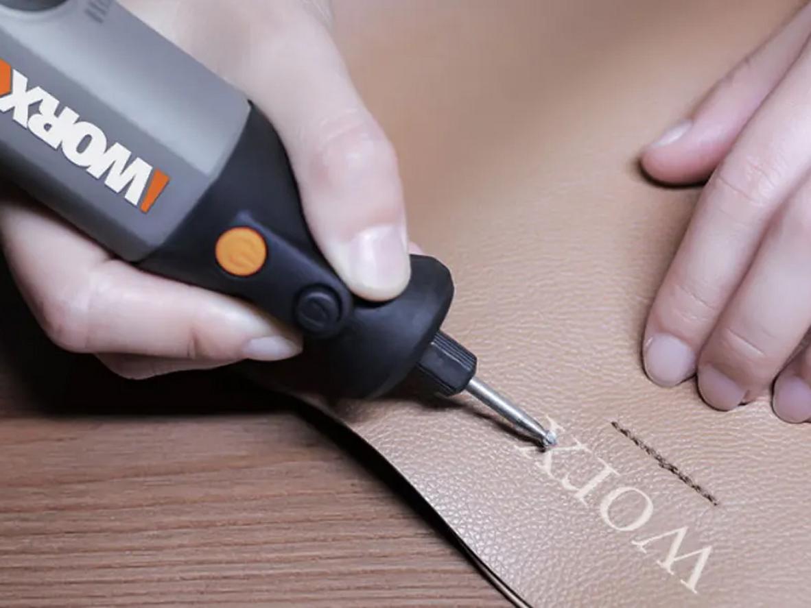 Worx WX750 xử lý tốt các chi tiết nhỏ cần độ chính xác cao.