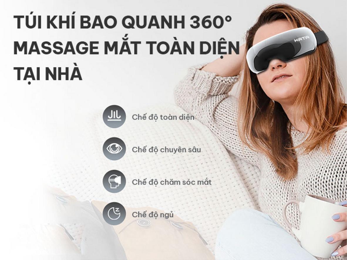 Công nghệ massage nén khí 9 túi khí trên Kata ME10.