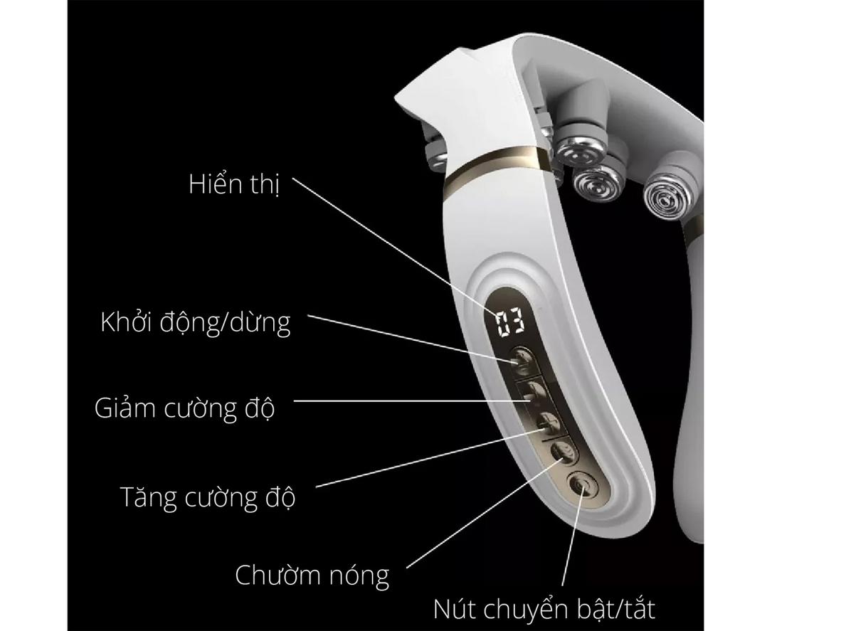 Massage nhiệt và đèn hồng ngoại cho cảm giác ấm dịu dễ chịu.