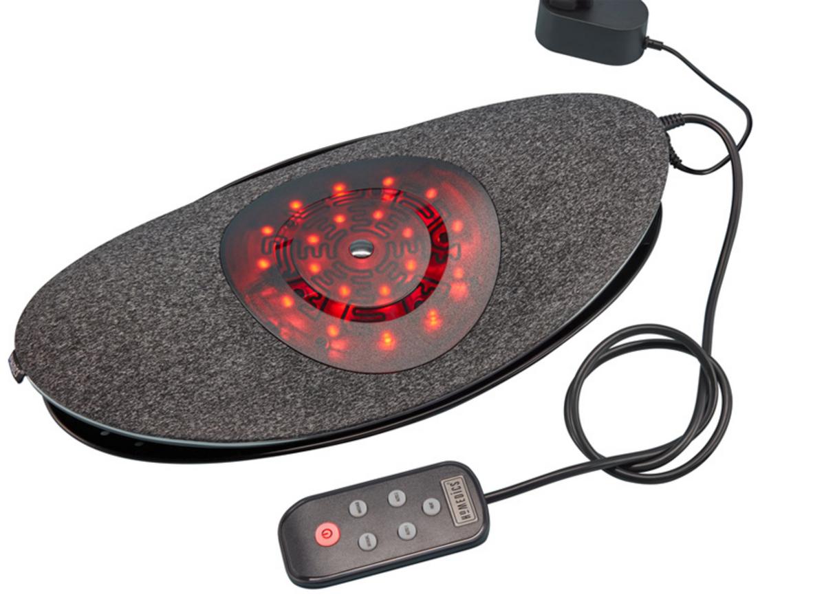Massage rung và nhiệt hồng ngoại giúp thư giãn lưng nhanh chóng