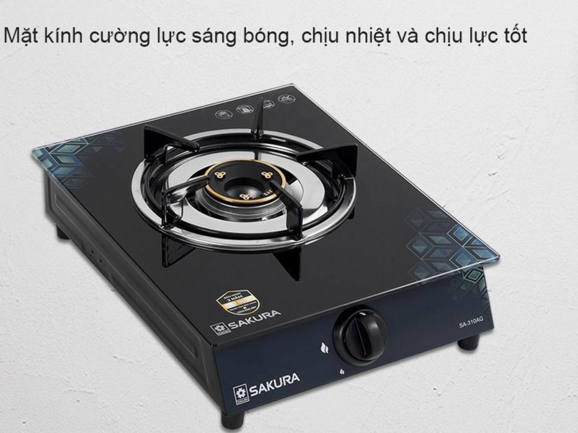 Mặt kính cường lực sang trọng và dễ vệ sinh.