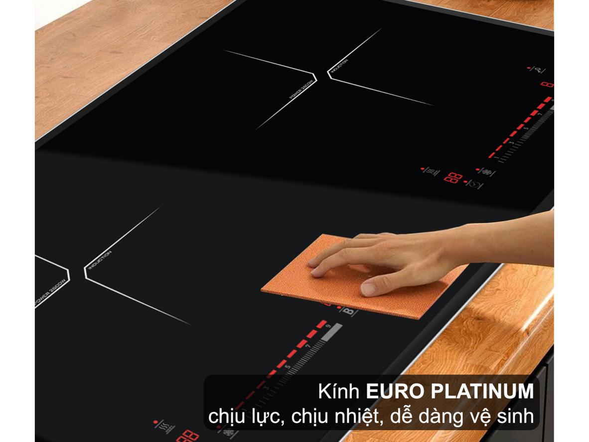 Mặt kính cao cấp và điều khiển Slider nhạy, dễ dùng.