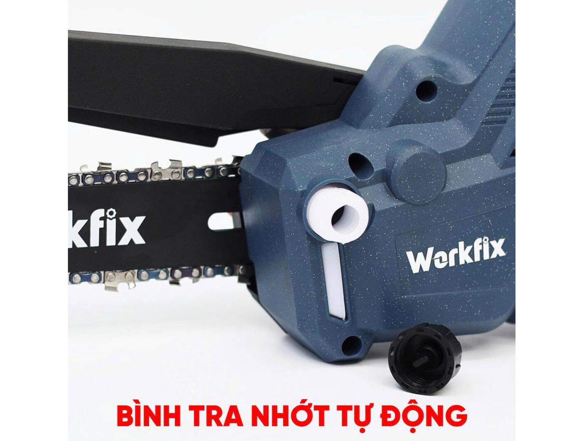 Tổng quan Máy cưa xích Workfix WF-CX08PRO (1 pin, 1 sạc)