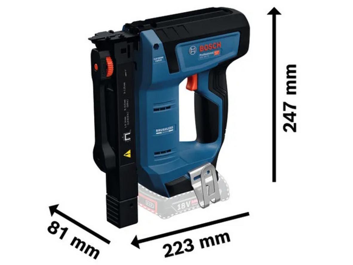 Tổng quan Máy dập gỗ dùng pin Bosch GTH 18V-14 Solo 0601482880 (Chưa pin, sạc)