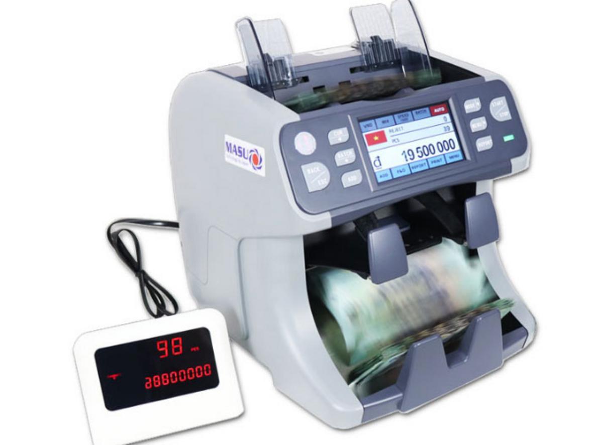 Máy đếm tiền Masu 68 Plus (đếm và phát hiện giả ngoại tệ)