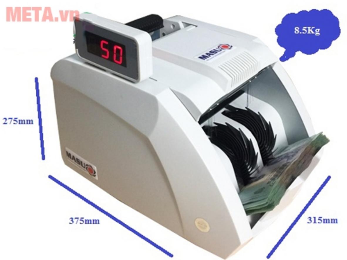 Tốc độ đếm 1.220 tờ/phút giúp xử lý tiền mặt nhanh hơn