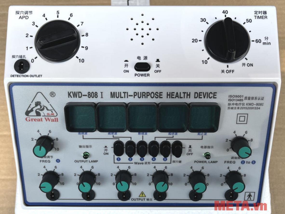 Máy điện châm đa năng 6 kênh có dò huyệt KWD-808I