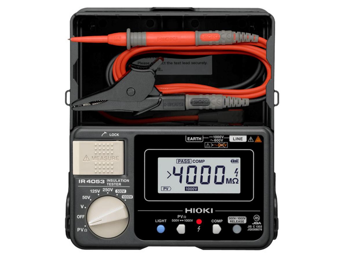 Tổng quan Máy đo điện trở cách điện Hioki IR4053-10 (1.000V, 4.000MΩ, 5 Range)