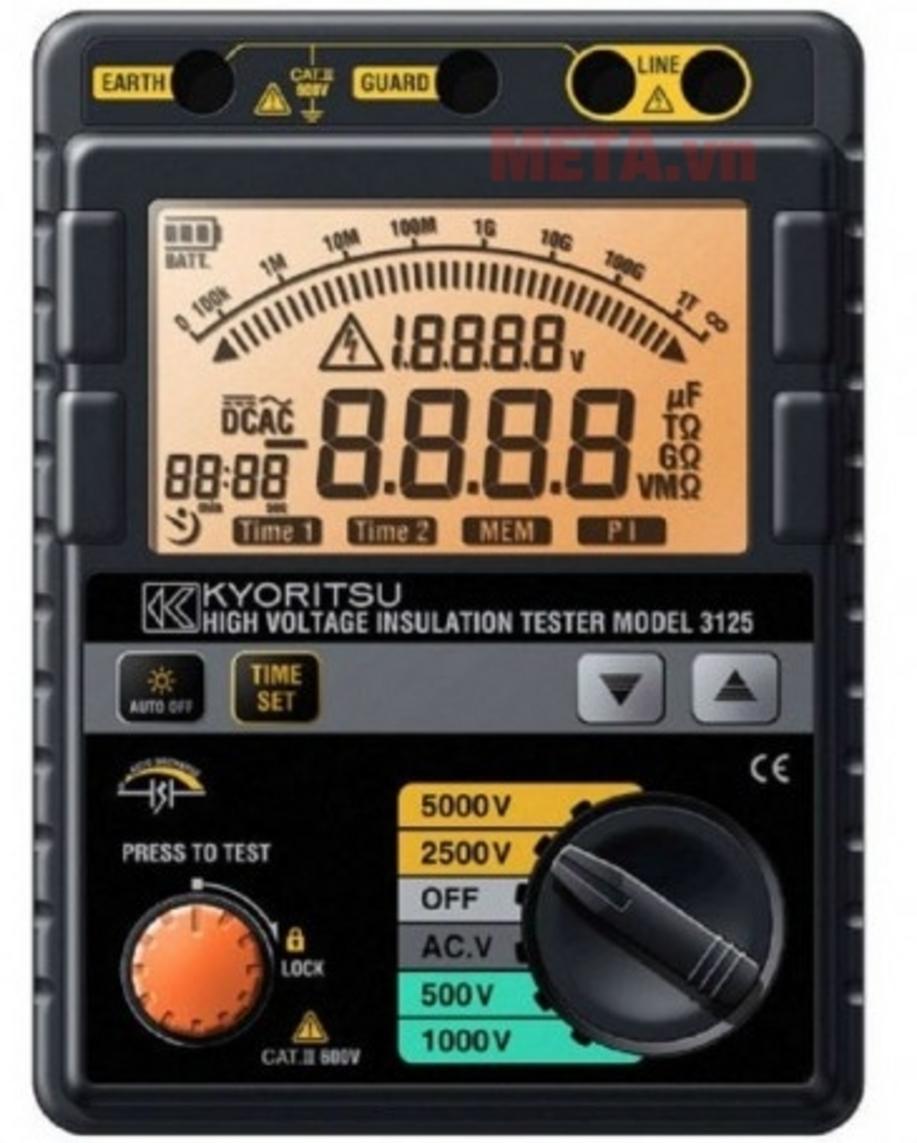 Tổng quan Máy đo điện trở cách điện Kyoritsu 3125