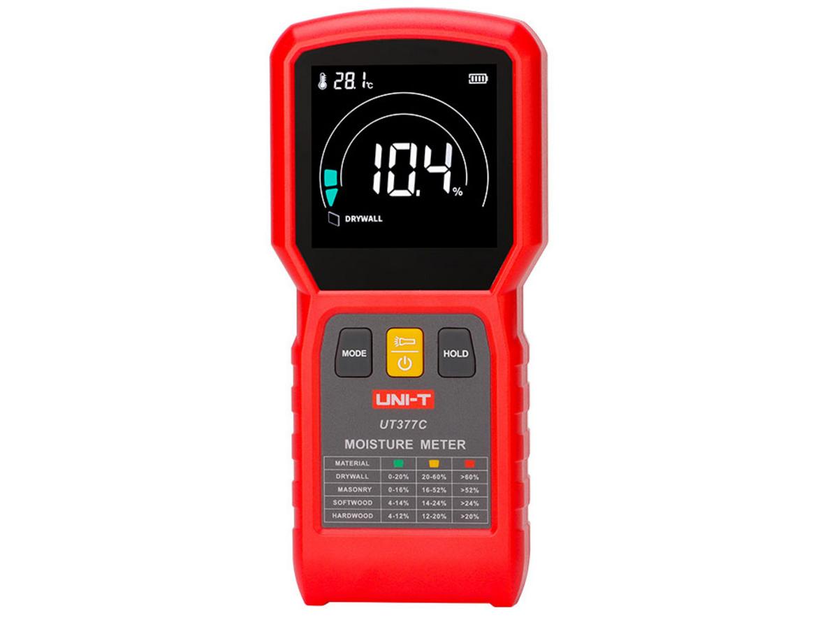 Tổng quan Máy đo độ ẩm gỗ và vật liệu xây dựng Uni-T UT377C