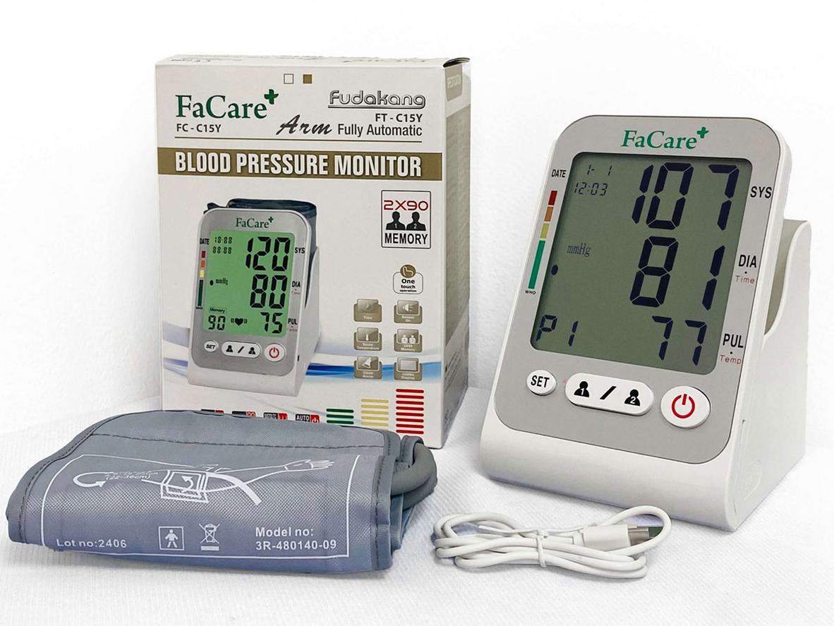 Tổng quan Máy đo huyết áp bắp tay FaCare FT-C15Y