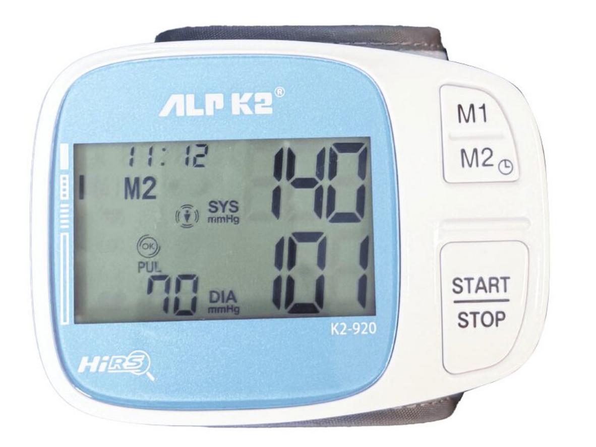 Tổng quan Máy đo huyết áp cổ tay ALPK2 K2-920