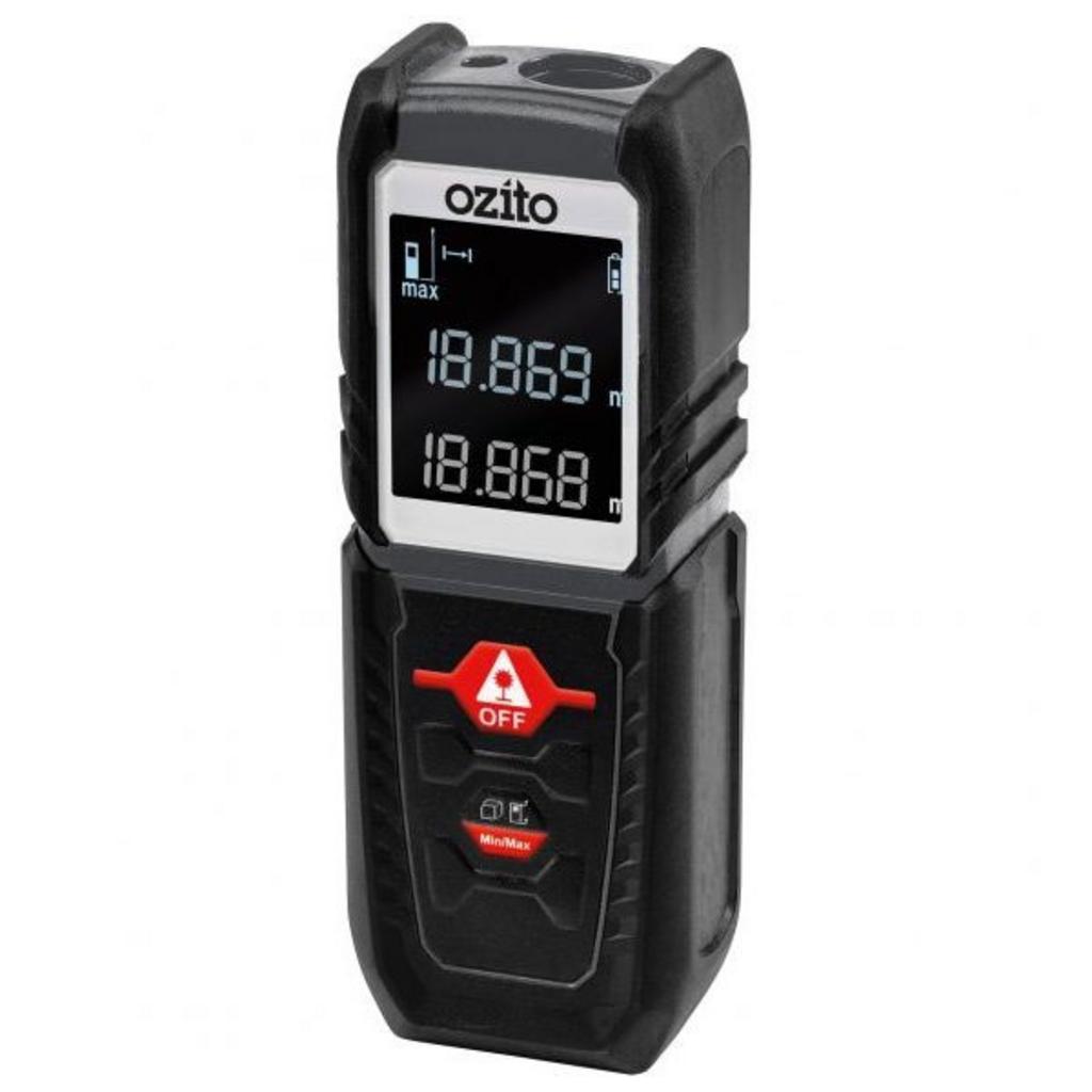 Tổng quan Máy đo khoảng cách tia laser đỏ 5 chế độ Ozito LMR-025