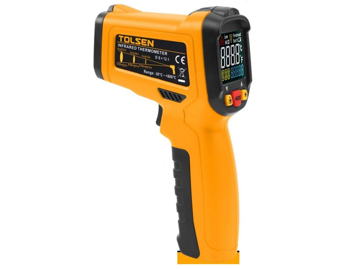 Máy đo nhiệt kế hồng ngoại Tolsen 35196