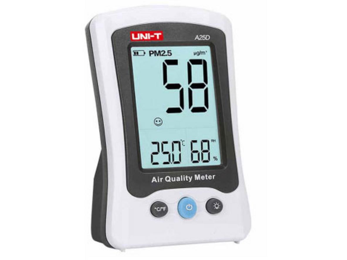 Tổng quan Máy đo nồng độ bụi PM2.5 UNI-T A25D