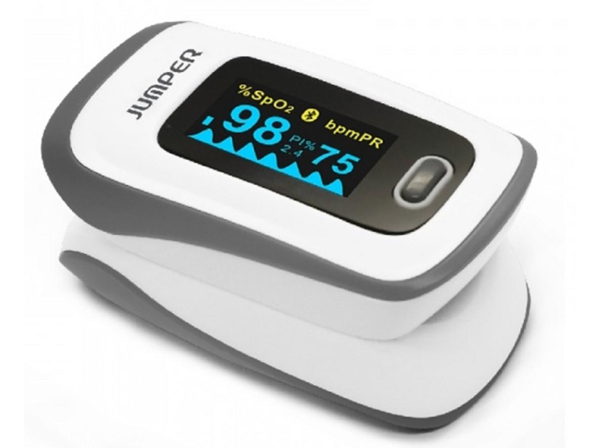 Tổng quan Máy đo nồng độ oxy bão hòa trong máu SPO2 Jumper JPD-500F (Bluetooth)