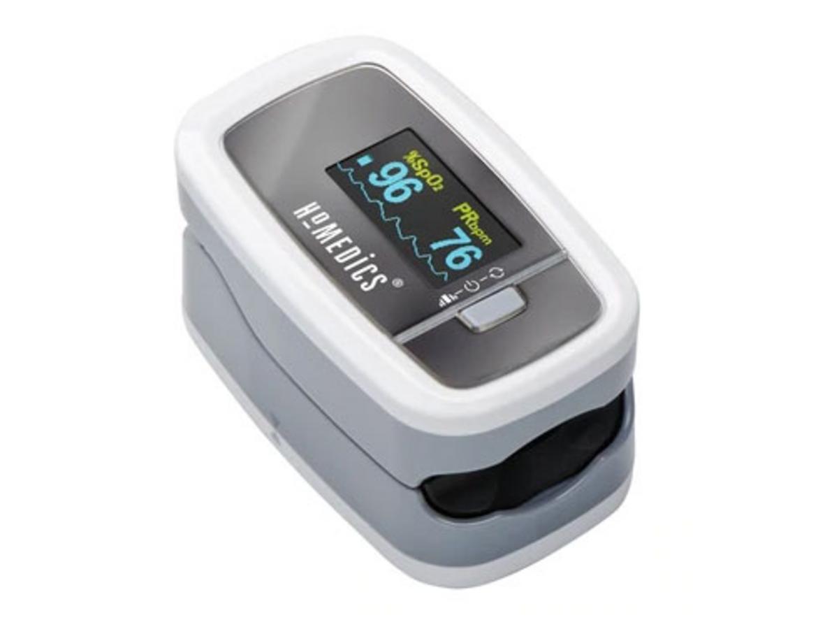 Máy đo nồng độ oxy và nhịp tim Homedics PX-131CO - Công nghệ Optimetrix