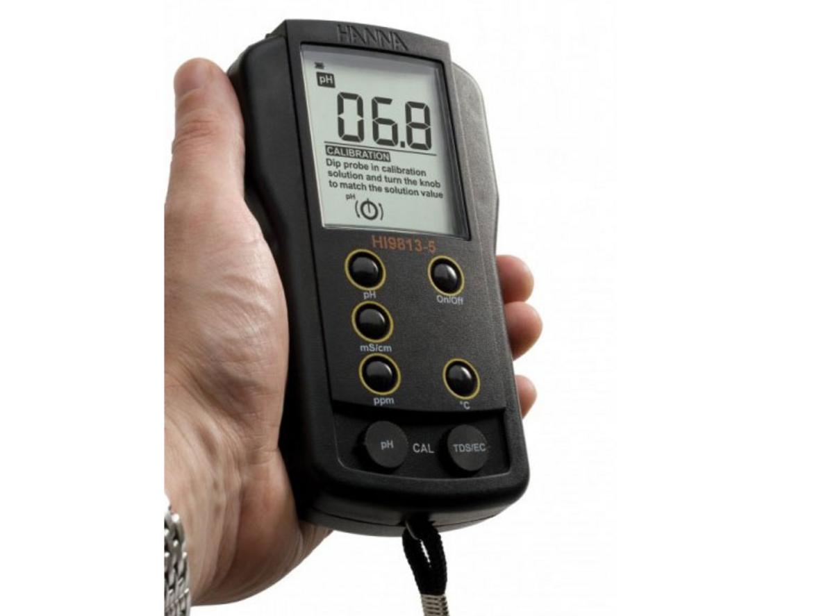 Tổng quan Máy đo pH, EC, TDS, nhiệt độ thang cao CAL Check Hanna HI9813-61