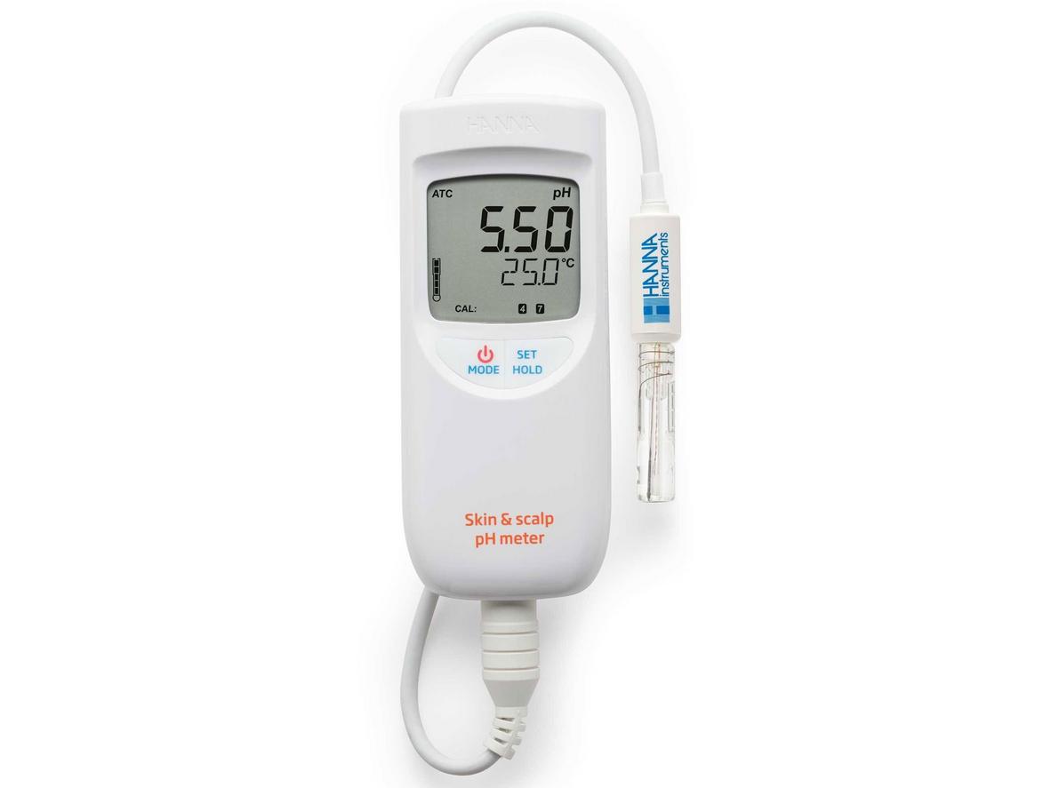 Tổng quan Máy đo pH, nhiệt độ trên bề mặt da người và da đầu Hanna HI99181