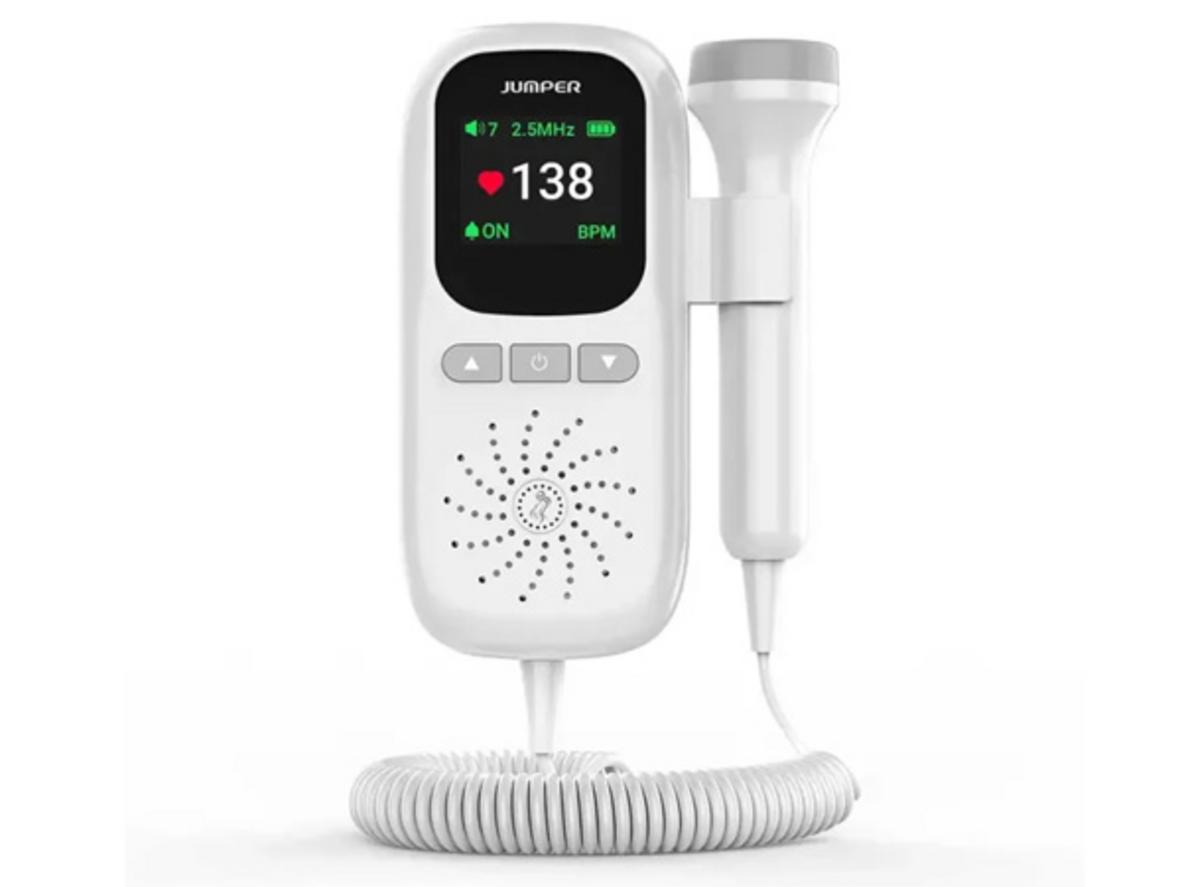 Tổng quan Máy đo tim thai cá nhân cầm tay pin sạc Jumper JPD-100F