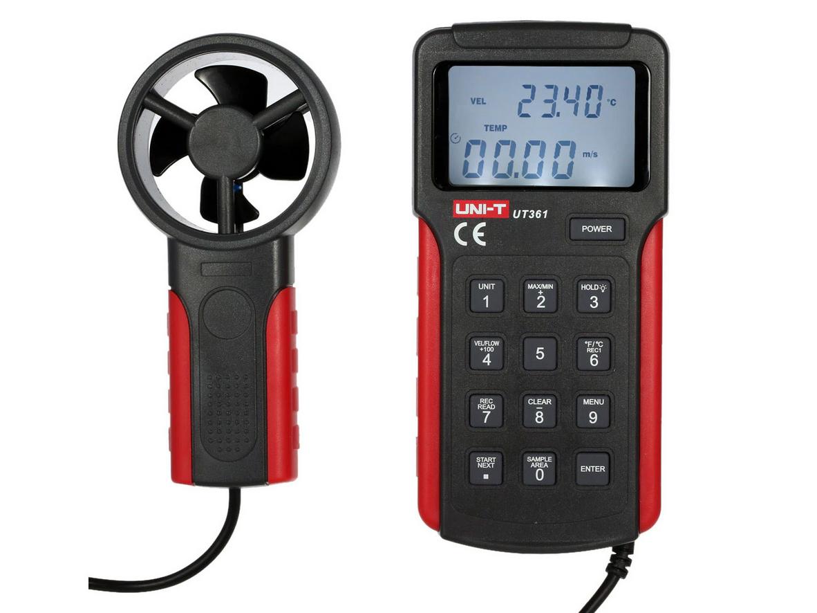 Tổng quan Máy đo tốc độ gió, nhiệt độ UNI-T UT361
