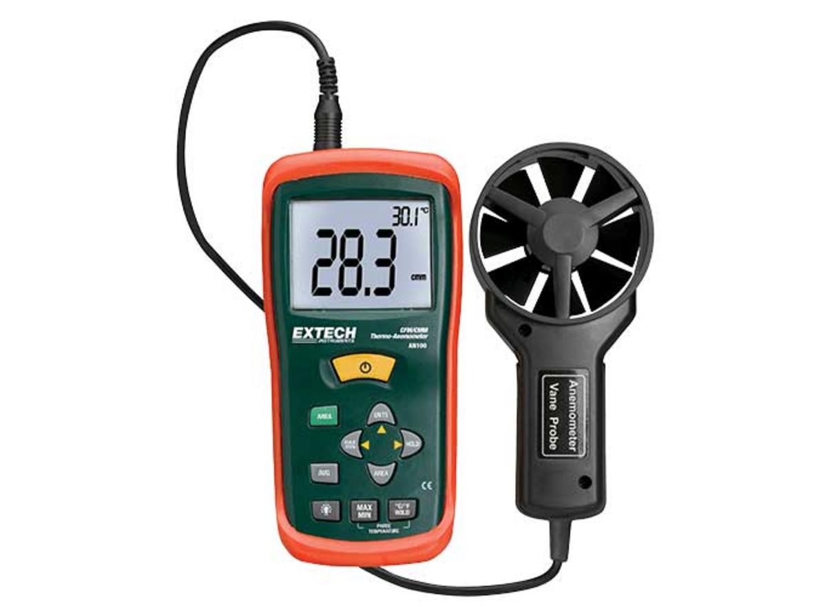 Tổng quan Máy đo tốc độ, lưu lượng gió Extech AN100